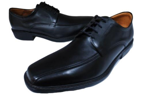 【KANEKA designo5023 ブラック】幅広4E スワールトゥビジネスシューズ